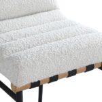 Burke Boucle Fabric Upholstered Counter Stool