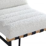 Burke Boucle Fabric Upholstered Counter Stool