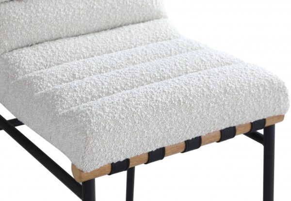 Burke Boucle Fabric Upholstered Counter Stool
