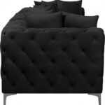 Tremblay 109" Velvet Upholstered 3pc. Modular Sofa