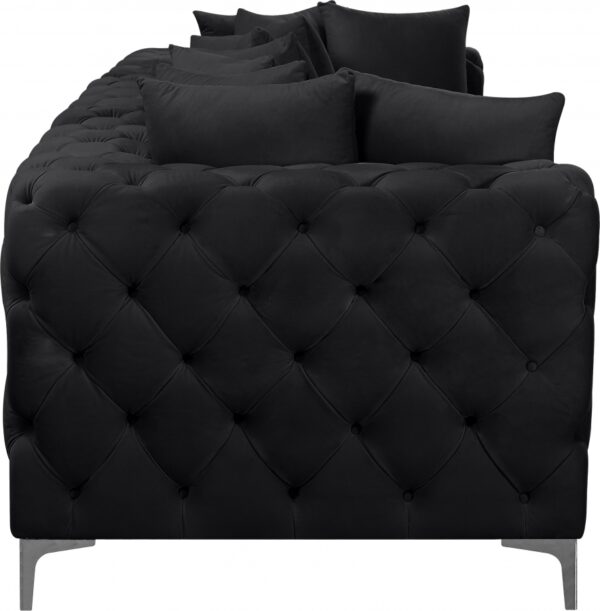 Tremblay 109" Velvet Upholstered 3pc. Modular Sofa
