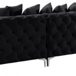 Tremblay 109" Velvet Upholstered 3pc. Modular Sofa