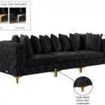 Tremblay 109" Velvet Upholstered 3pc. Modular Sofa