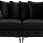 Tremblay 79" Velvet Upholstered 2pc. Modular Loveseat