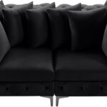 Tremblay 79" Velvet Upholstered 2pc. Modular Loveseat