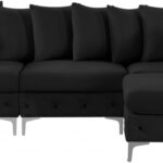 Tremblay 109" Velvet Upholstered 4pc. Modular Sectional