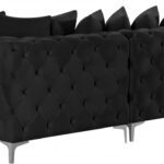 Tremblay 109" Velvet Upholstered 4pc. Modular Sectional