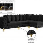 Tremblay 109" Velvet Upholstered 4pc. Modular Sectional