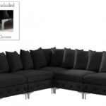 Tremblay 99" Velvet Upholstered 5pc. Modular Sectional