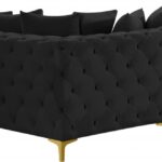 Tremblay 99" Velvet Upholstered 5pc. Modular Sectional