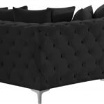 Tremblay 99" Velvet Upholstered 5pc. Modular Sectional