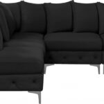 Tremblay 99" Velvet Upholstered 5pc. Modular Sectional