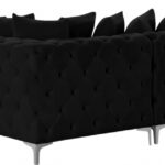 Tremblay 109" Velvet Upholstered 5pc. Modular Sectional