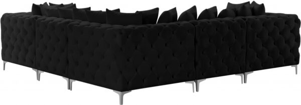 Tremblay 109" Velvet Upholstered 5pc. Modular Sectional