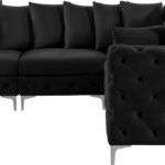 Tremblay 109" Velvet Upholstered 5pc. Modular Sectional