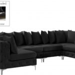 Tremblay 139" Velvet Upholstered 6pc. Modular Sectional