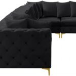 Tremblay 169" Velvet Upholstered 6pc. Modular Sectional