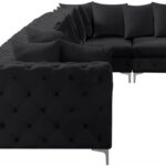 Tremblay 169" Velvet Upholstered 6pc. Modular Sectional