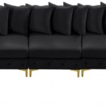 Tremblay 169" Velvet Upholstered 6pc. Modular Sectional