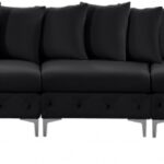 Tremblay 169" Velvet Upholstered 6pc. Modular Sectional