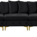 Tremblay 169" Velvet Upholstered 6pc. Modular Sectional