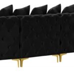 Tremblay 169" Velvet Upholstered 7pc. Modular Sectional
