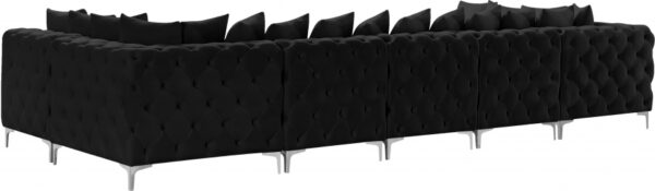 Tremblay 169" Velvet Upholstered 7pc. Modular Sectional