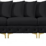 Tremblay 169" Velvet Upholstered 7pc. Modular Sectional