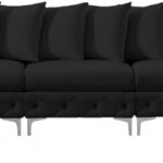 Tremblay 169" Velvet Upholstered 7pc. Modular Sectional