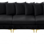 Tremblay 169" Velvet Upholstered 7pc. Modular Sectional