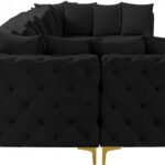 Tremblay 169" Velvet Upholstered 7pc. Modular Sectional