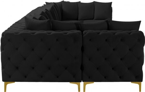 Tremblay 169" Velvet Upholstered 7pc. Modular Sectional