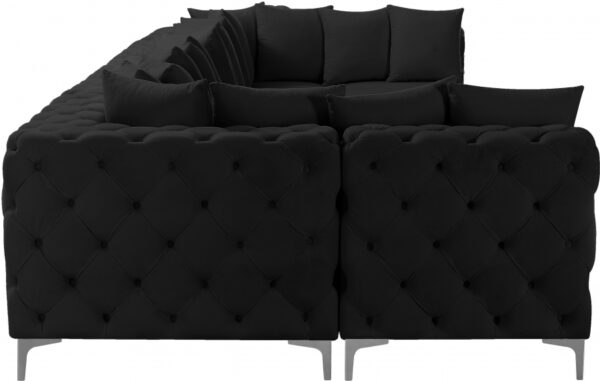 Tremblay 169" Velvet Upholstered 7pc. Modular Sectional