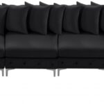 Tremblay 198" Velvet Upholstered 7pc. Modular Sectional