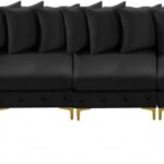 Tremblay 198" Velvet Upholstered 7pc. Modular Sectional