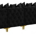 Tremblay 198" Velvet Upholstered 7pc. Modular Sectional