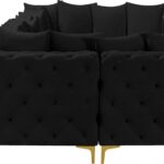 Tremblay 169" Velvet Upholstered 7pc. Modular Sectional