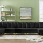 Tremblay 169" Velvet Upholstered 7pc. Modular Sectional