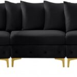 Tremblay 169" Velvet Upholstered 7pc. Modular Sectional