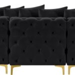 Tremblay 169" Velvet Upholstered 7pc. Modular Sectional