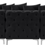 Tremblay 169" Velvet Upholstered 7pc. Modular Sectional