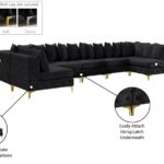 Tremblay 169" Velvet Upholstered 7pc. Modular Sectional