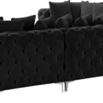 Tremblay 139" Velvet Upholstered 8pc. Modular Sectional