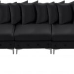 Tremblay 228" Velvet Upholstered 8pc. Modular Sectional