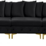 Tremblay 228" Velvet Upholstered 8pc. Modular Sectional