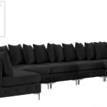 Tremblay 169" Velvet Upholstered 8pc. Modular Sectional