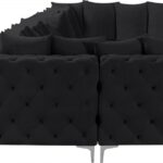 Tremblay 169" Velvet Upholstered 8pc. Modular Sectional