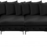 Tremblay 169" Velvet Upholstered 8pc. Modular Sectional