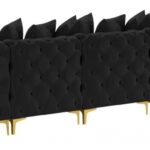 Tremblay 169" Velvet Upholstered 8pc. Modular Sectional