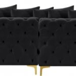 Tremblay 169" Velvet Upholstered 8pc. Modular Sectional